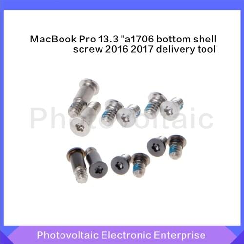 6 PCS/SET Bottom Case Screw Screws For Macbook Pro 13.3" A1706 With Touch Bar 2016 2017 Wear tools