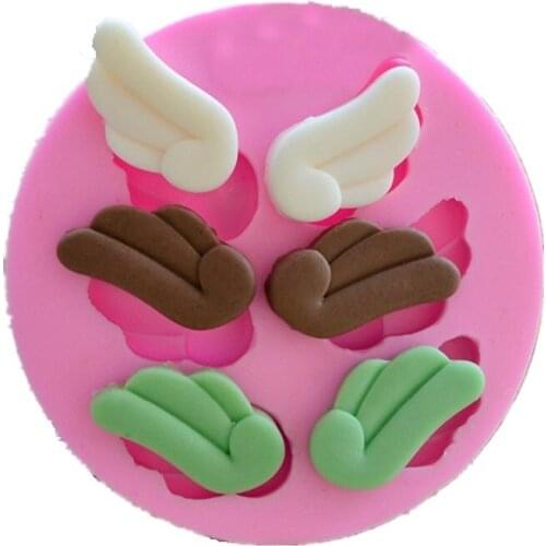 DIY Fondant Silicone Mold Angel Wings Fondant Cake Silicone Mold Chocolate Cake Mold