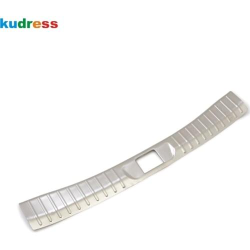 For Nissan Tiida Pulsar C13 2014 2015 2016 Stainless Steel Inner Rear Trunk Bumper Cover Trim Car Tailgate Door Sill Plate