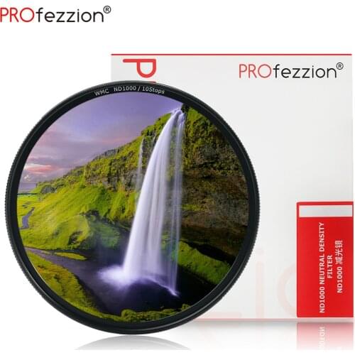 10 Stop ND Filter ND1000 Coating Neutral Density Filters 52mm 55mm 58mm 62mm 67mm 72mm 77mm 82mm Contact Lens Camera Accessories