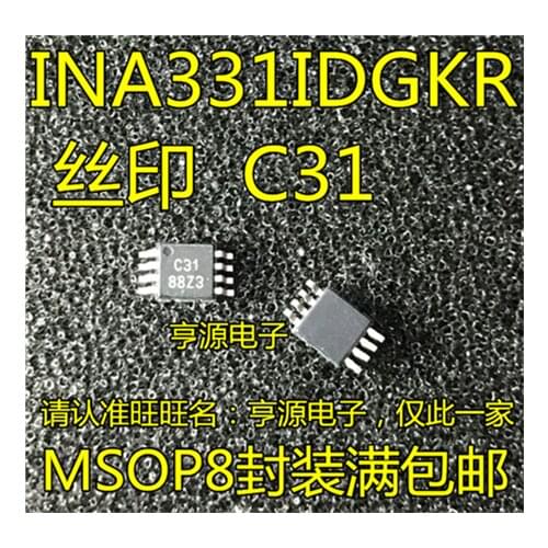 INA331 INA331IDGKR INA331IDGK :C31 MSOP-8