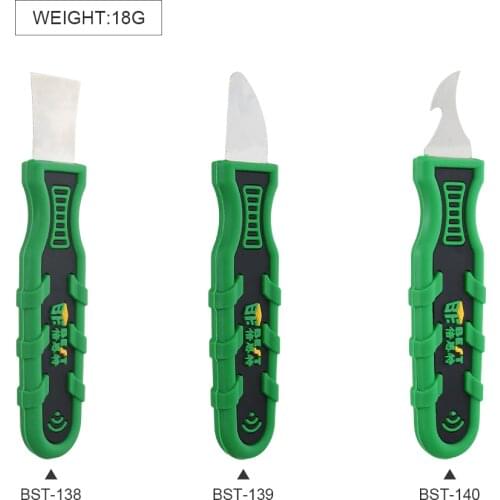 BST-138/139/140 Cell Phone Repair Assemble Disassemble Cutting Tool Plastic Pry Tool Spudger Injection Scraper