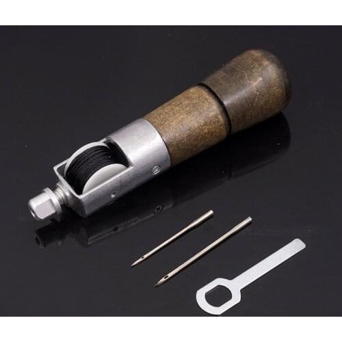 DIY Leather Repair Stitch Tool Sewing Awl for Tarps Thick Fabric, Shoes, Bags, Belt, Upholstery Repair Kit Crafts Leather Sewing
