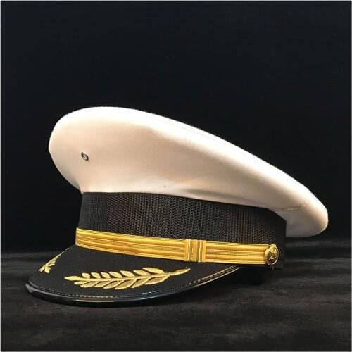 Steampunk Women Men Military Hats Germany Officer Visor Cap Army Hat Cortical Police Cap Cosplay Hat Size S M L XL XXL