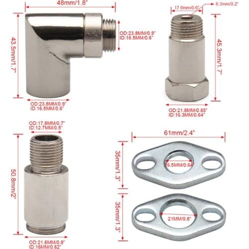 M18x1.5 Universal Oxygen Spacer Sensor Connector for Tacoma Car Accessories