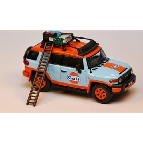 7cm 1:64 Scale Gulf Painting Simulation SUV JEEP Alloy Car Model Metal Diecast Toy Vehicle Collection Gift Collectible Display