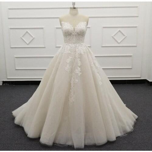 Molanda Hung 2021 Robe De Mariee Vestidos Lace Wedding Dress Sweetheart Robe De Soiree Vestido De Novia Bride To Be B117-li