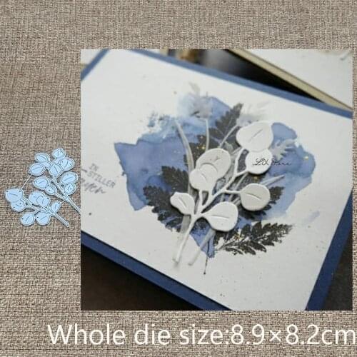 New Design Craft Metal stencil mold Cutting Dies 2pcs leaves decoration scrapbook die cuts Album Paper Card Craft Embossing