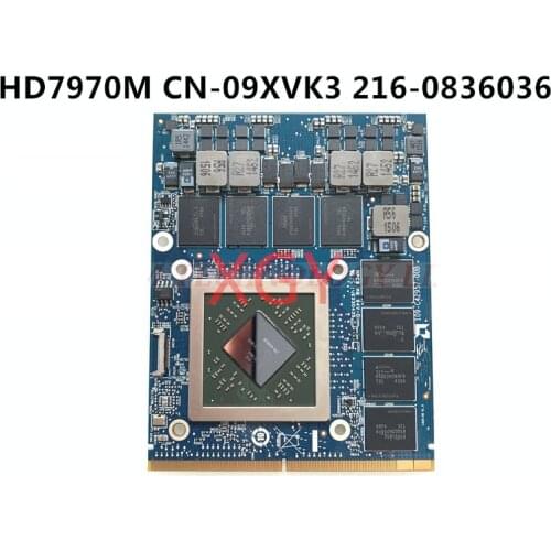 Original FOR FOR Dell FOR Alienware HD7970M Graphics Card CN-09XVK3 9XVK3 216-0836036 100% Test ok 100% test ok