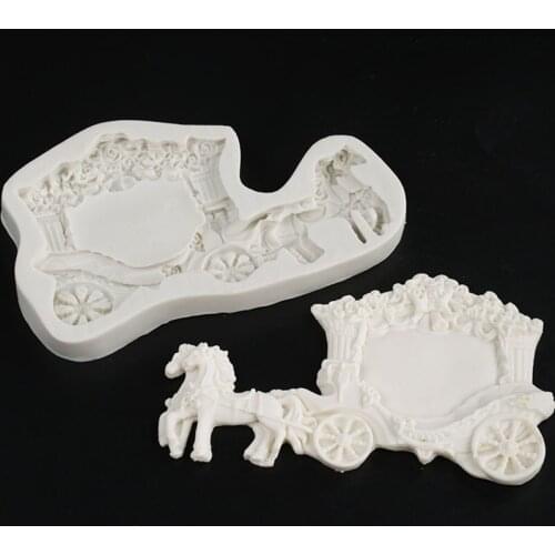 Carriage turning sugar cake liquid silica gel mould Chocolate Mould baking DIY turning sugar cake tool WMJ-897