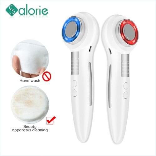 LED Photon Rejuvenation Therapy Cleansing Tool RF Facial Beauty Machine Face Eye Skin Lifting Tighten Vibration Massage Device