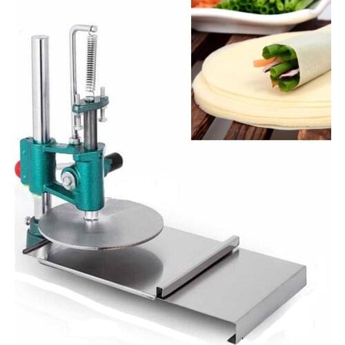 Pizza dough press machine Manual 18cm Pizza Dough Flattening Press Dough Roller Sheeter Chapati pressing machine Pastry Presser