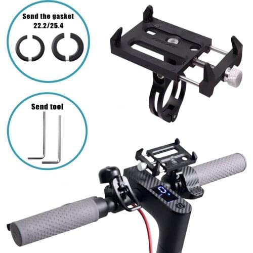 Universal Electric Scooter G83 Adjustable Anti-Slip Mobile Phone Stand Holder Clip Stand Mount Bracket For Xiaomi M365 Pro