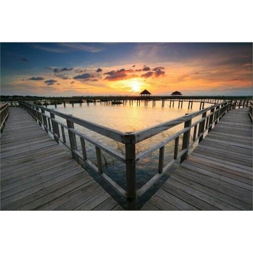 1 Panel Free shipping Modern Seascape Sunset Landscape Canvas Wall Art Pictures Painting for Home Decorative Framed