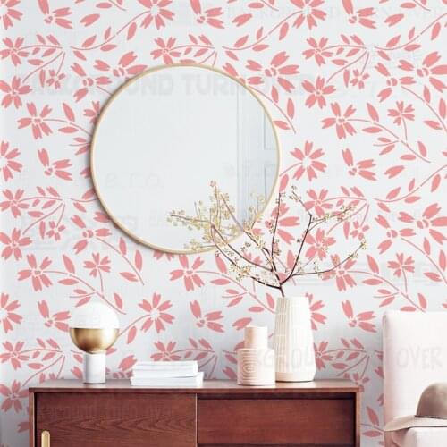 50cm 60cm Stencil For Painting Wall Paint Decor Template Furniture Lock Niche Large Hook Cherry Blossoms Flower Petal Leaf S088