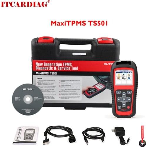 Autel MaxiTPMS TS501 TPMS Car Diagnostic Tool Activate TPMS sensors/ Read sensor data/TPMS Sensor Programming/ Check Key FOB/OBD