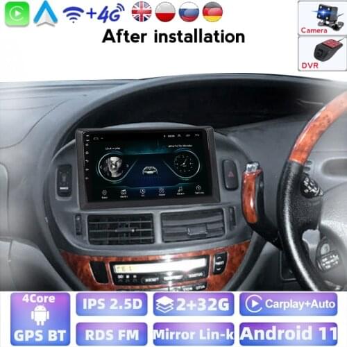 Android System 2G RAM+32G ROM For Toyota Estima ACR30 RHD 2004 Car GPS Unit Player Radio support rear camera DVR carplay WIFI BT