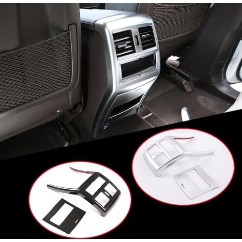 For Mercedes Benz GLE Class GLS GL ML320 350 400 2013-2019 Car Rear Row Air Conditioning Vent Frame Trim Interior Accessories