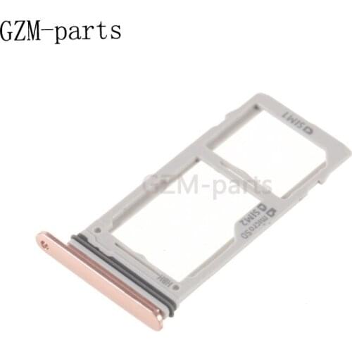 GZM-parts 20pcs/lot 5 Color Single/ Dual SIM For Samsung Galaxy S9 S9 Plus SIM Card Tray Slot Holder High Quality