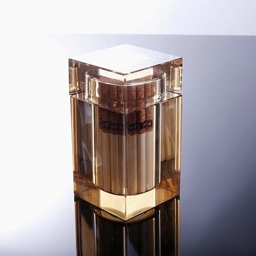 Crystal Glass Toothpick Box Swab Storage Tank Living Room Desktop Home Furnishings Birthday Presents Wedding Gift Nordic Style