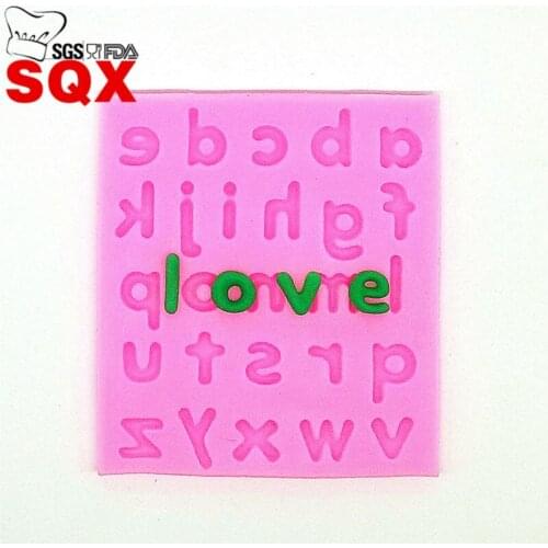 Infant lowercase silicone fondant mold silicone mold silicone cake mold cooking tools kitchen accessories SQ15237