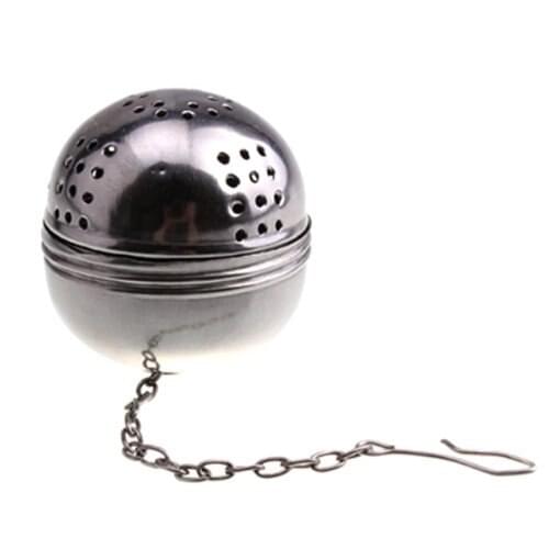 Wholesale Stainless Steel Egg Shaped Tea Kettles Infuser Strainer Locking Spices Ball