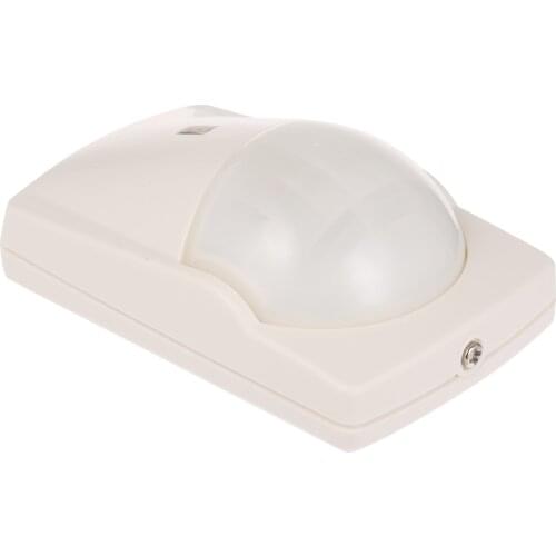 Wired PIR Motion Sensor Passive Infrared Detector Wall-mounted Warning Alarm Relay Temperature Compensation Home Security System