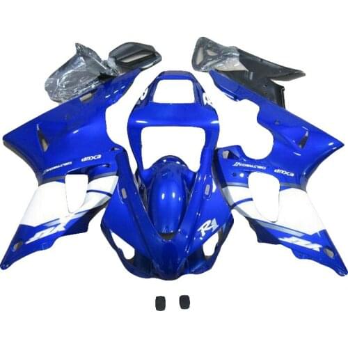 Blue black Motorcycle fairing kit for YAMAHA R1 fairing kit 02 03 green R1 2002 2003 fairings KT43