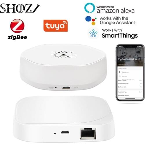 Tuya ZigBee Smart Gateway Hub Bridge Wireless Remote Controller WIFI For Thermometer Works with Alexa Google Home Smarttings