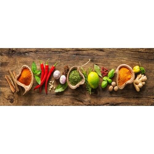 Grains Spices Spoon Peppers Kitchen Canvas Painting Cuadros Scandinavian Posters and Prints Wall Art Food Picture Living Room