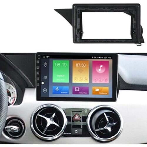 10inch front plastic housing for benz GLK-Class x204 car radio front plastic frame for benz x204 with full set cables plugs
