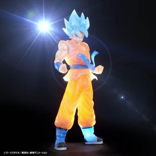 100% Original Banpresto Dragonbalsuper Figure Goku Blue Clearise Figure PVC Action Model Toys Anime Figure
