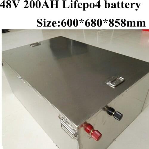 200ah 48v Lifepo4 Battery 48v 10kWh Bateria for 48V RV Baterie Electric Motorcycle Lighthouse Communication Base Station Caravan