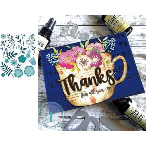 2021 Beautiful Flowers And Plants Cutting Dies Scrapbook Diary Decoration Stencil Embossing Template DIY Greeting Card Albums