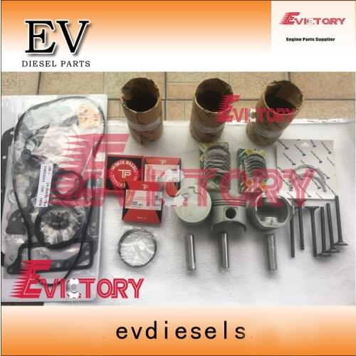 3KC1 3KC2 engine rebuild kit Piston + ring cylinder liner gasket kit bearing and valve kit for Isuzu