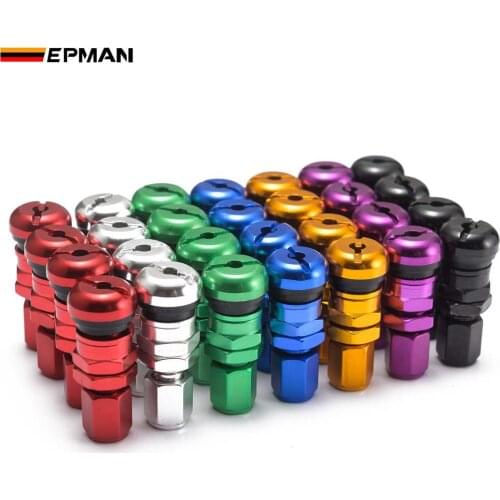 4Pcs Universal Car Motorcycle Tubeless Wheel Tyre Valve Stem Caps Aluminum Alloy Tire Air Valve Stems Car Accessories EPQMZ06