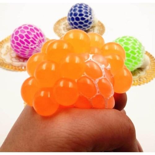 Hot Selling Anti Stress Grape Balls Venting Balls Squeeze Stresses Reliever Toy Funny Gadgets Gift 775