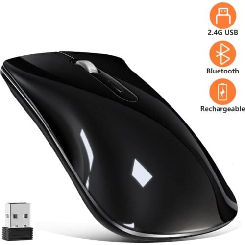 Bts 2.4G wireless Rechargeable mouse Ergonomic bluetooth 5.0 mouse gamer 3DPI adjustable silent gaming mouse for laptop