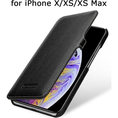Luxury Brand Flip Cases for iPhone XS MAX Case Genuine Leather Phone Cover Bag for iPhone XS Fashion Shell for iPhone X iPhone 9