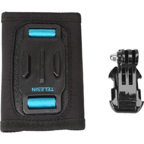 Black Backpack Shoulder Strap Mount for GoPro Hero 7/6/5 Hero 5/4 Session/Silver for DJI Osmo Action and Most Action Camera Ac