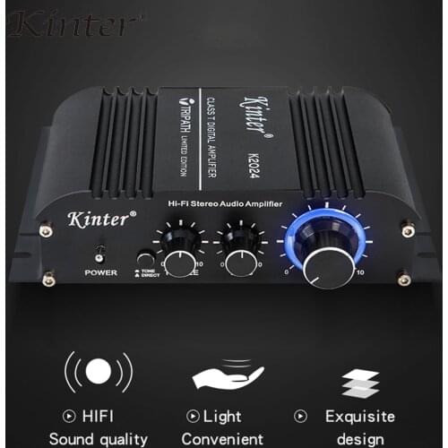 Kinter Digital Hi-Fi Power Amplifier High Quality Audio Stereo Sound Subwoofer Amplifiers Professional Amplificador For Home Car