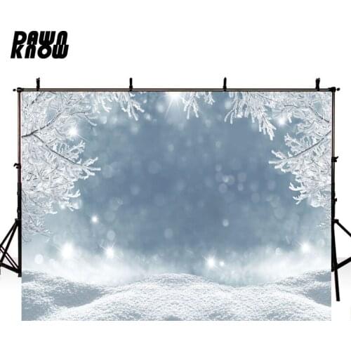 DAWNKNOW Snow Sparkle Photography Background For Wedding Rime Shoot Backdrops For Children Photocall Photo Studio lv1019
