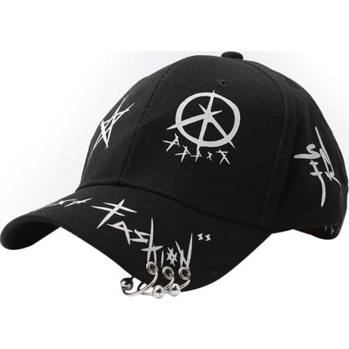 Hat men and women black and white stitching baseball cap all-match casual sunscreen sunshade hip-hop cap