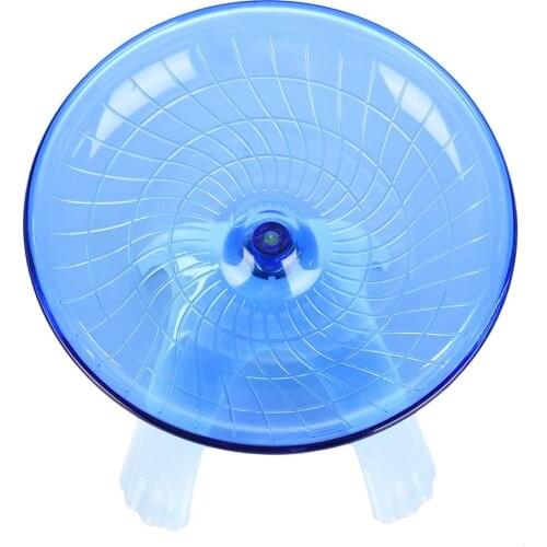 Hamster Flying Saucer Silent Running Exercise Wheel for Gerbil Rat Chinchillas Guinea Pig Squirrel Small Animals