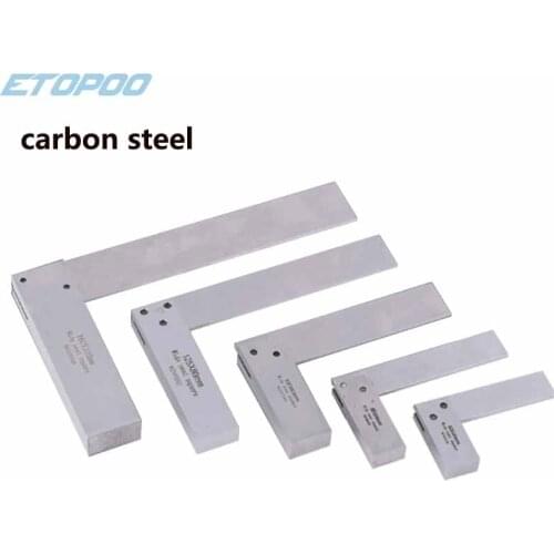 High carbon steel Angle Ruler Gauge 1 Grade Wide Base Angle Ruler 90 Degrees Square Tool Measurement Tool