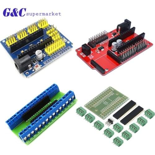 NANO V3.0 Controller Terminal Adapter Expansion Board NANO IO Shield Simple Extension Plate For Arduino AVR ATMEGA328P