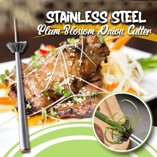 Stainless Steel Multi-Function Plum Onion Blossom Cutter Blossom Onion Cutter Vegetable Chopper Slicer Kitchen Tools Newest