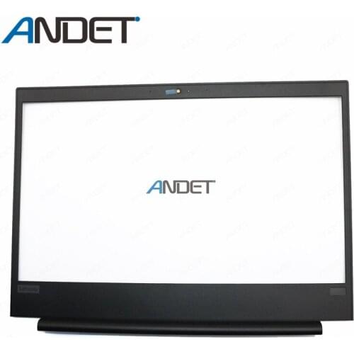 New Original For Lenovo ThinkPad E480 E485 E490 E495 Lcd Front Bezel Cover Front Case Black 01LW155 Silver 01LW156