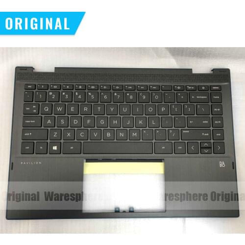 New Original Top Cover Upper Case for HP PAVILION X360 14-DW WIth Keyboard 6070B1744904 Blue Side