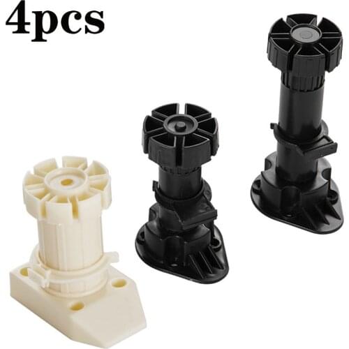 2021 New 4pcs Adjustable Height Cupboard Foot Cabinet Leg，for furniture Kitchen Bathroom sofa legs furniture Replace feet